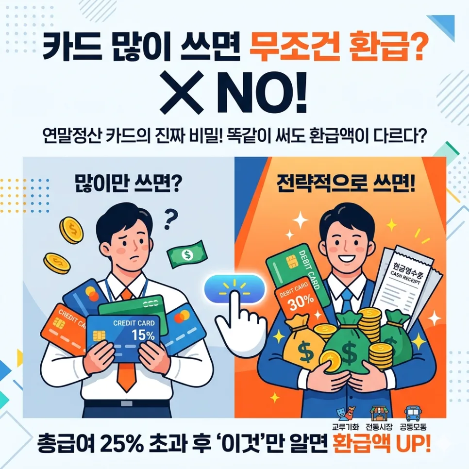 카드 소득공제 2026년, 혜택 늘리는 현명한 소비법