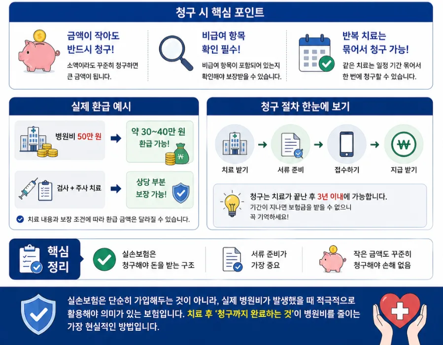 실손보험 청구, 2026년까지 놓치면 손해 보는 병원비 환급 완벽 가이드 2