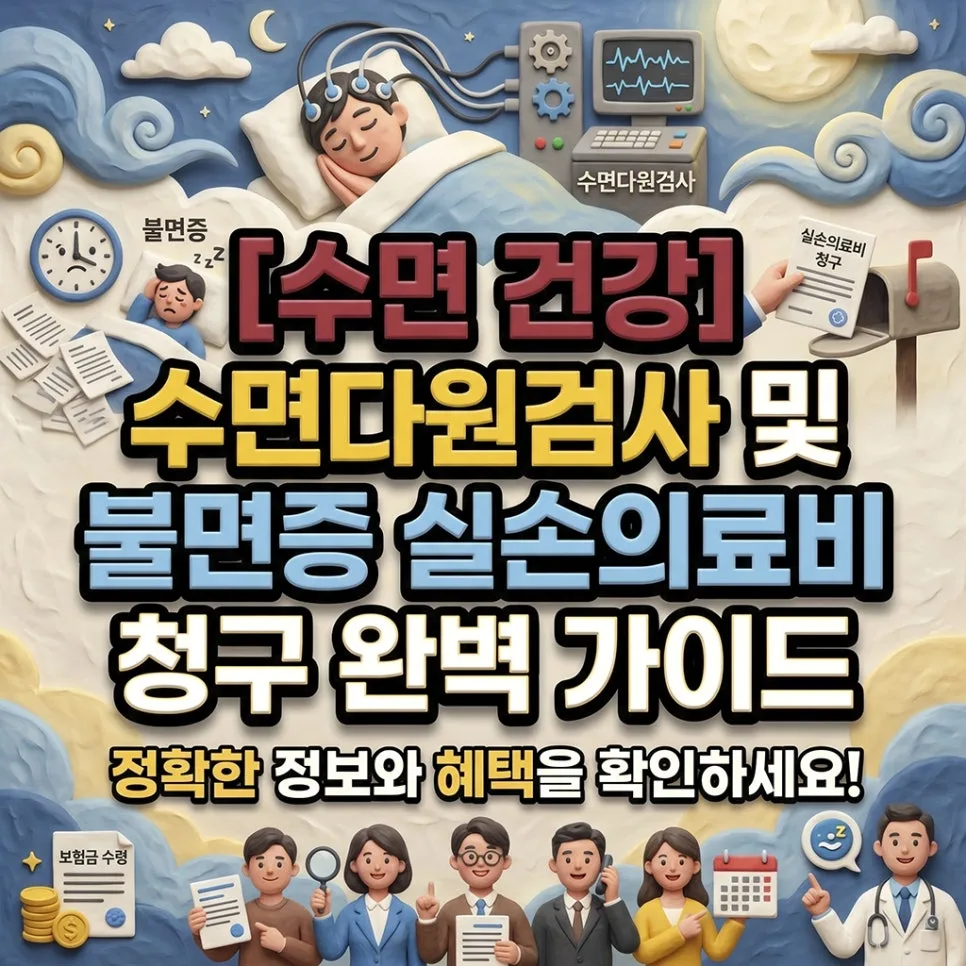 수면다원검사 건보 적용 조건 2026: 실비 청구 완벽 가이드 — 건강·의학 — qartcokr02