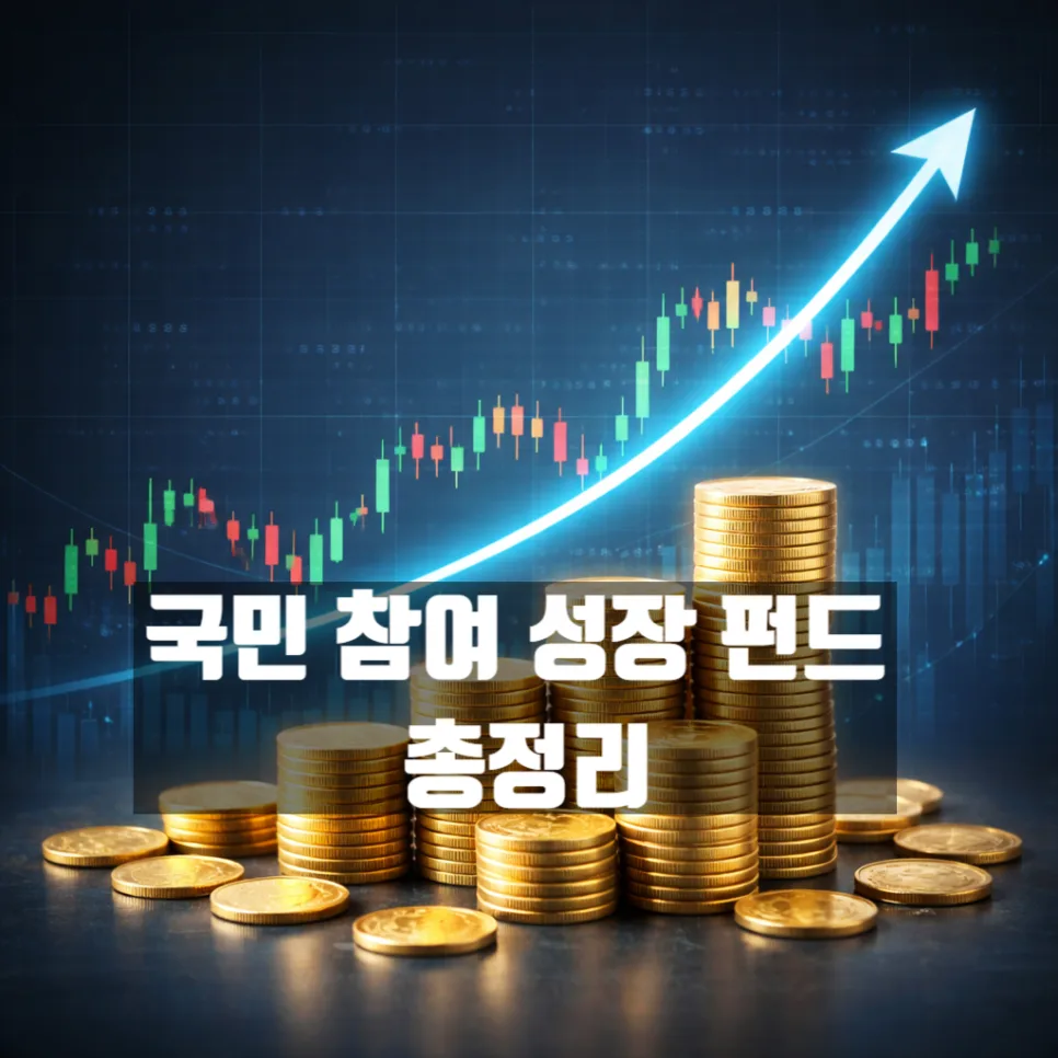 국민참여성장펀드 2026: 소득공제 1800만원 혜택과 가입 조건 총정리