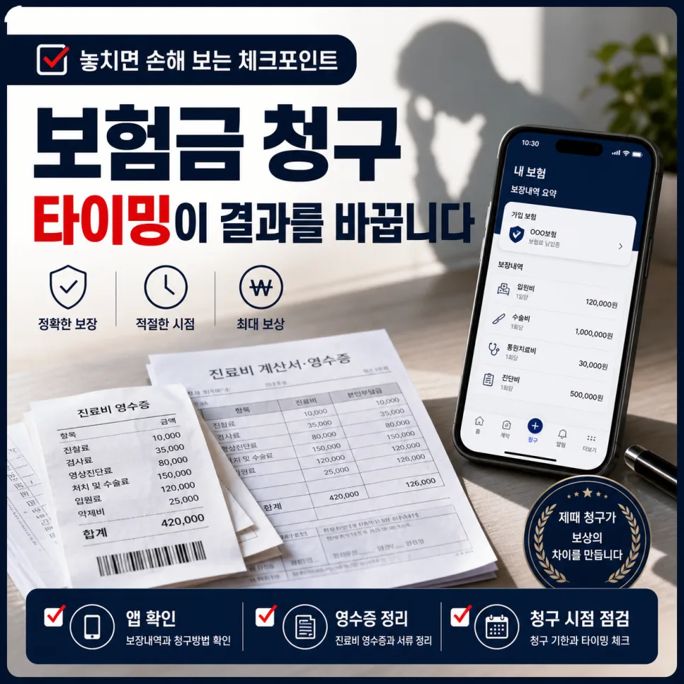 실비 통원치료 청구 시기, 2026년 보험 가입 계획 고려해야 할까?