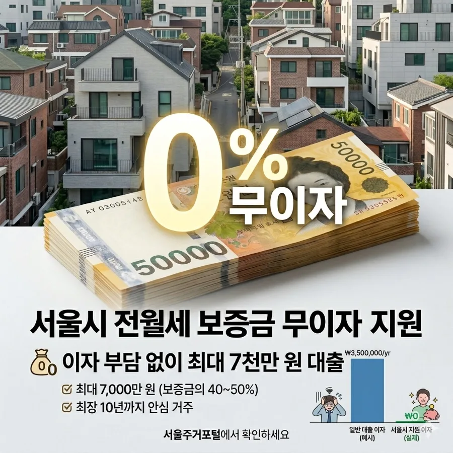 2026년 서울 장기안심주택, 최대 7천만원 무이자 지원받는 법 2