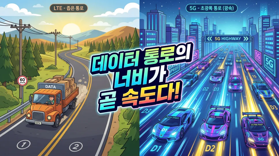 5G vs LTE 차이점 2026년 총정리: 속도·배터리·체감 성능 비교 2