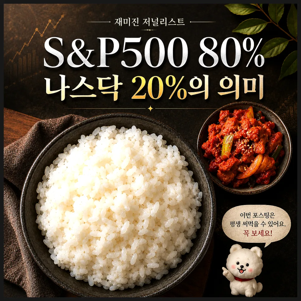 S&P500 vs 나스닥 ETF 2026년, 무엇을 얼마나 섞을까?