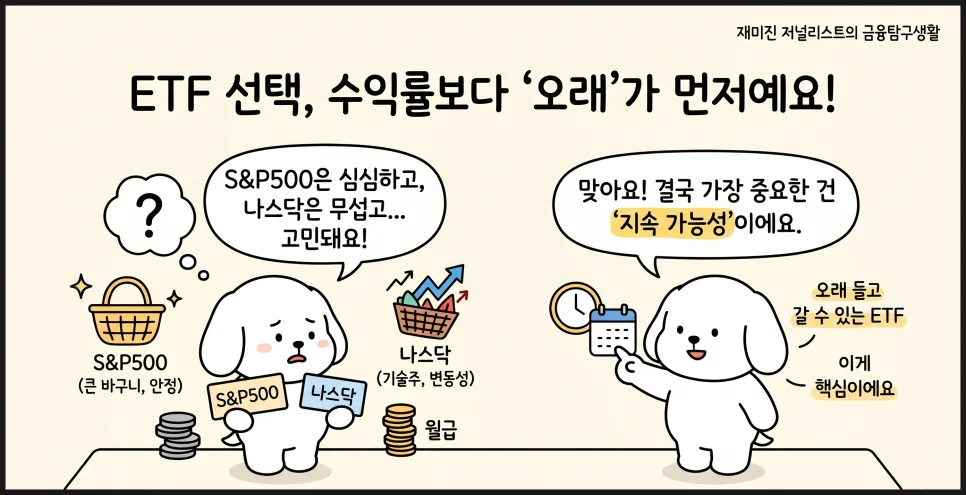 S&P500 vs 나스닥 ETF 2026년, 무엇을 얼마나 섞을까? 2