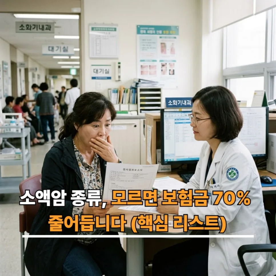 소액암 보험금 70% 손해 보는 이유? 2026년 기준 총정리
