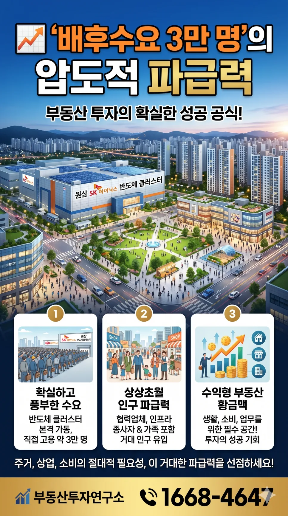 용인 원삼 SK하이닉스 투자 전략 2026: 상가·오피스텔·오피스 완벽 분석 2
