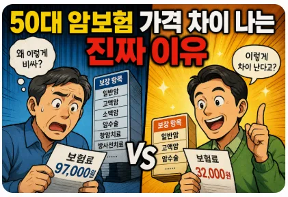 50대 암보험, 2026년 보험료 폭탄 피하는 핵심 전략