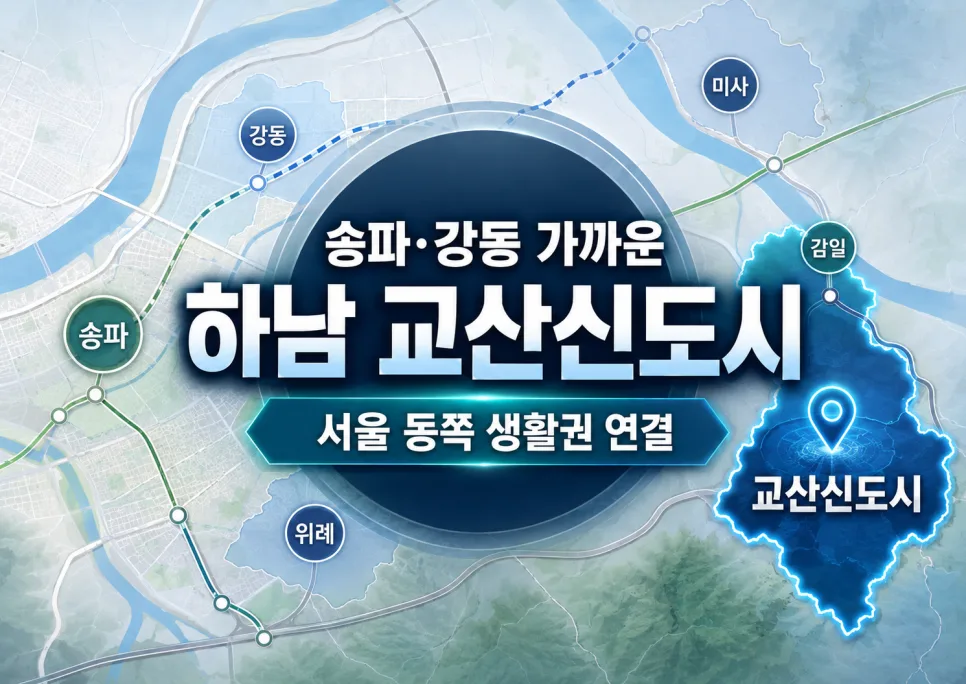 하남 교산신도시 2026년 공급 전망: 서울 동부 생활권 변화 분석 2