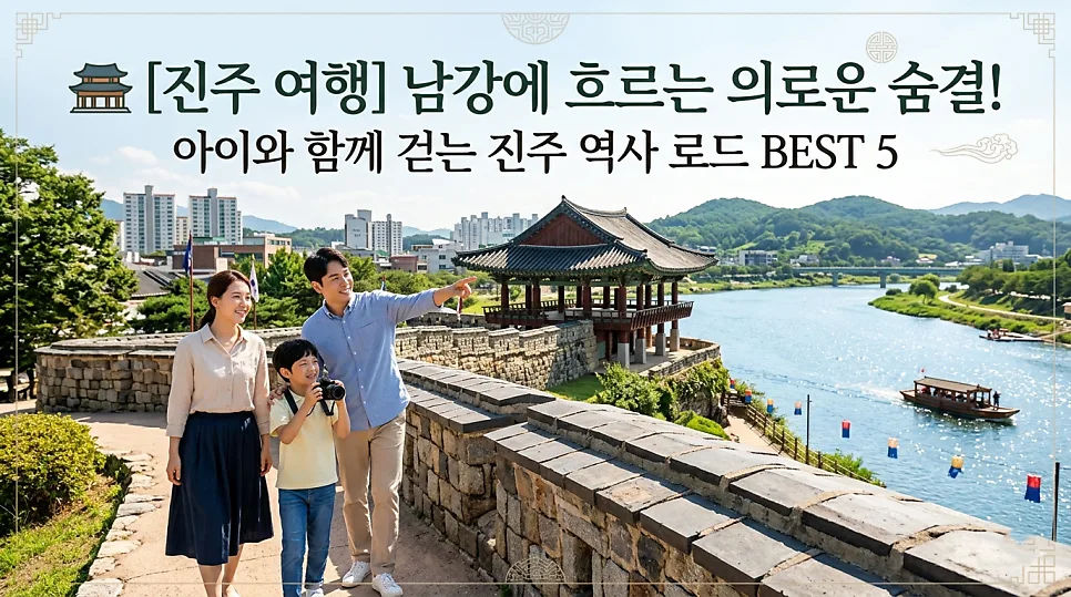 아이와 진주 역사 여행 2026: 진주성, 촉석루 핵심 코스 5곳 — 한국여행 — i0865