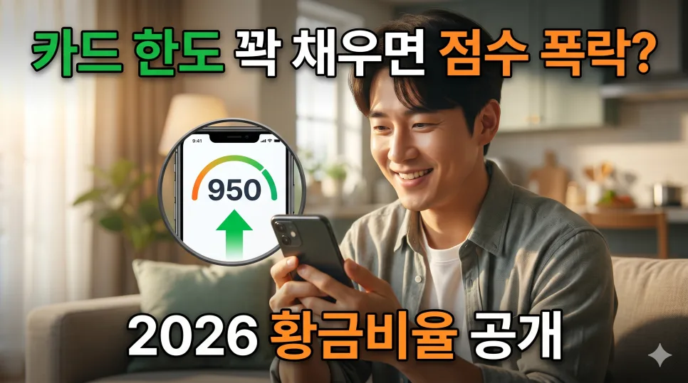 신용점수 2026: 카드 한도 35% 활용법으로 신용 올리기 — 비즈니스·경제 — fclub2