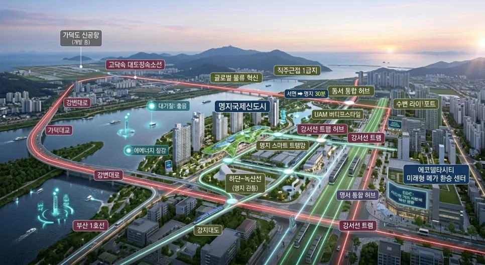 서부산 교통망 2026: 가덕도 신공항과 3대 철도망 투자 분석 2