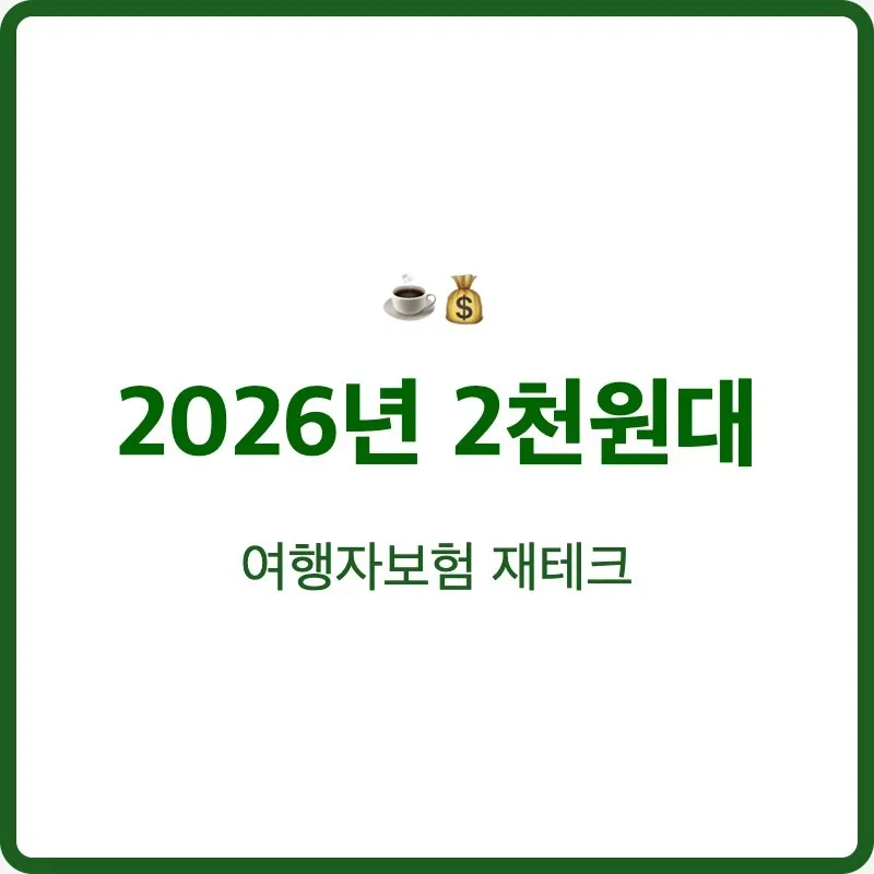 국내 여행자 보험 1일 2천원대로 실비 보장받는 법 2026 — 비즈니스·경제 — gonggury_