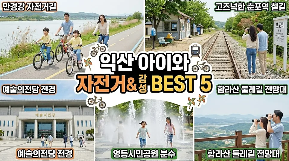 2026년 익산 자전거 여행: 아이와 함께 만경강 코스 완주하기 — 한국여행 — i0865