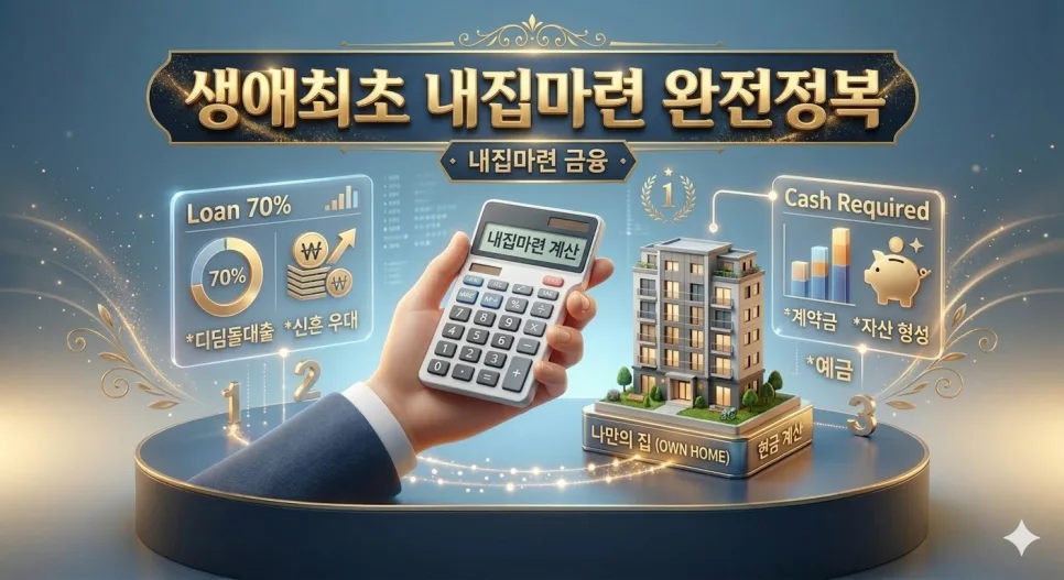생애최초 아파트 구매 시 필요 현금 및 대출 한도 2026년 총정리