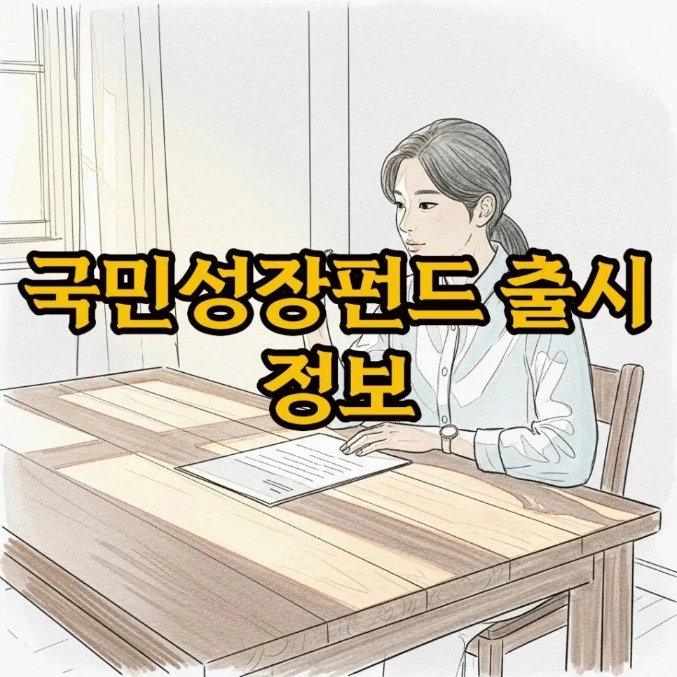 국민성장펀드 2026년 출시일, 가입 방법 및 40% 소득공제 완벽 분석