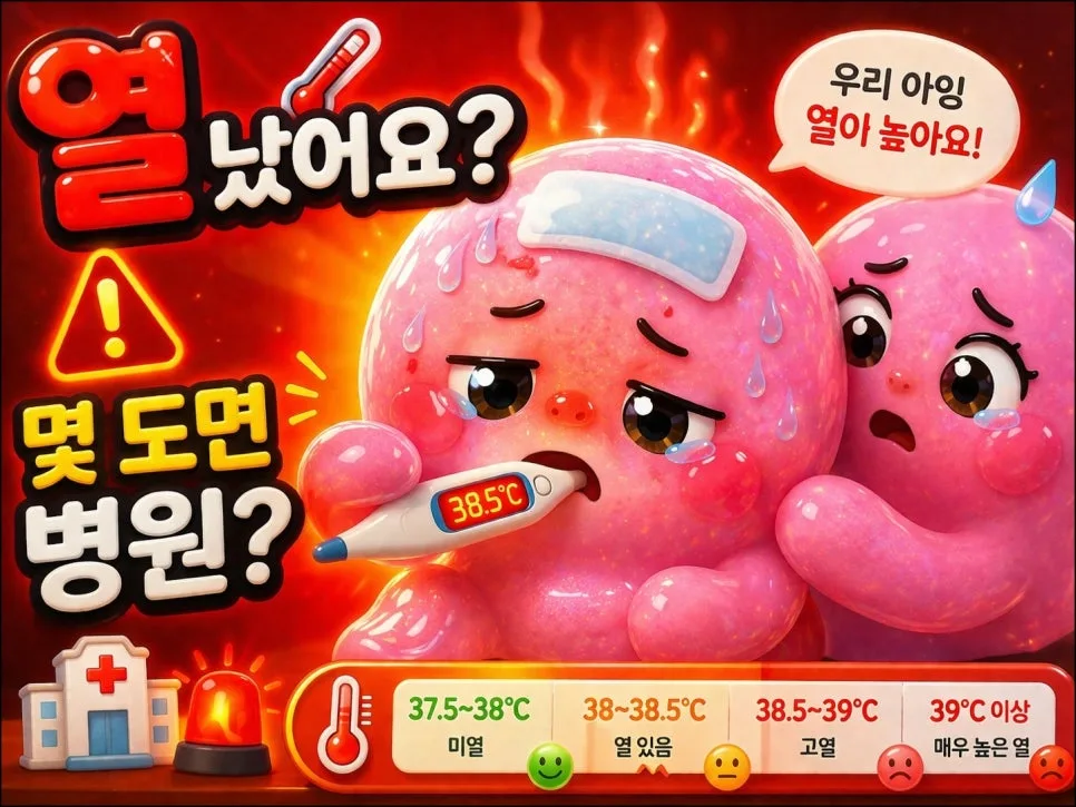 아이 감기 병원 언제 갈까? 증상별 판단 기준 2026 2
