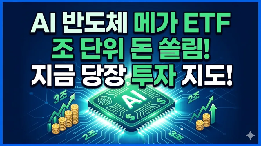 AI 시대, 메가 ETF 투자 전략 2026: 3조원 자금 흐름 분석