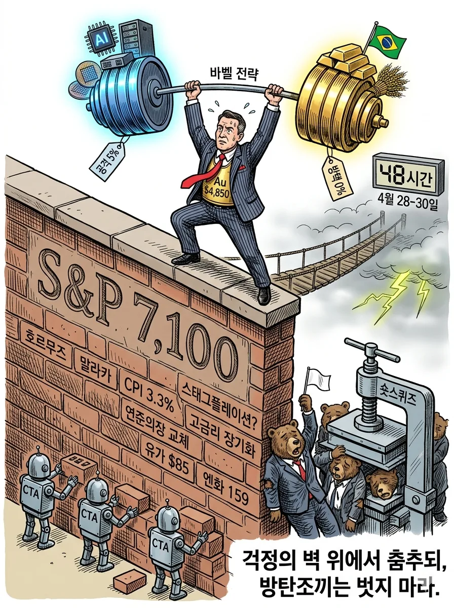 S&P 500 7,100 돌파, 2026년 4월 말 실적 발표가 관건