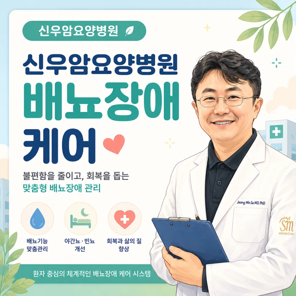 신우암요양병원 배뇨장애 케어, 2026년 회복 전략 총정리