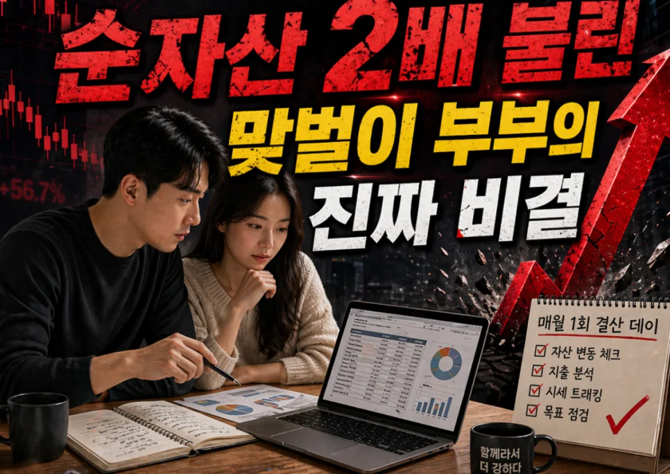 맞벌이 부부 순자산 2배 불리는 비결 2026: 공동 관리법 총정리