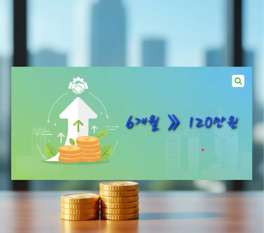 청년 근속 인센티브 2025: 6개월부터 최대 480만원 받는 법