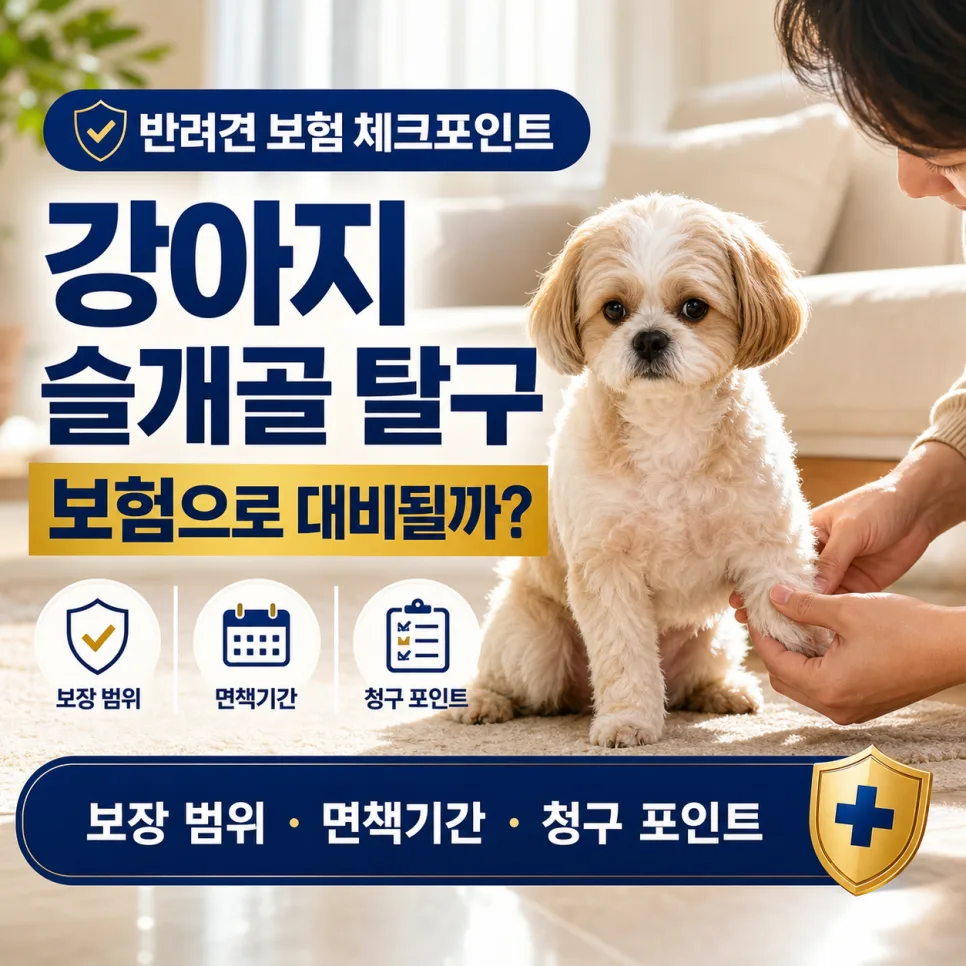 2026년 펫보험 슬개골 탈구 보장, 이것만 알면 수술비 걱정 끝!