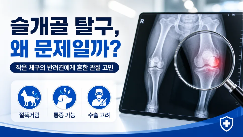 2026년 펫보험 슬개골 탈구 보장, 이것만 알면 수술비 걱정 끝! 2
