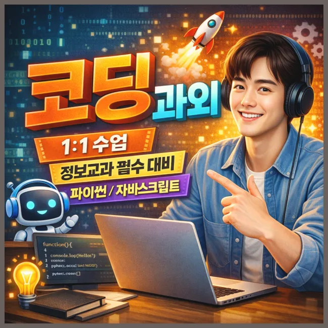 신도림 파이썬 코딩 과외: 기초부터 AI까지 완성하는 방법 2026