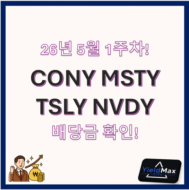 일드맥스 ETF 5월 1주차 배당금 지급일 및 전망 2026