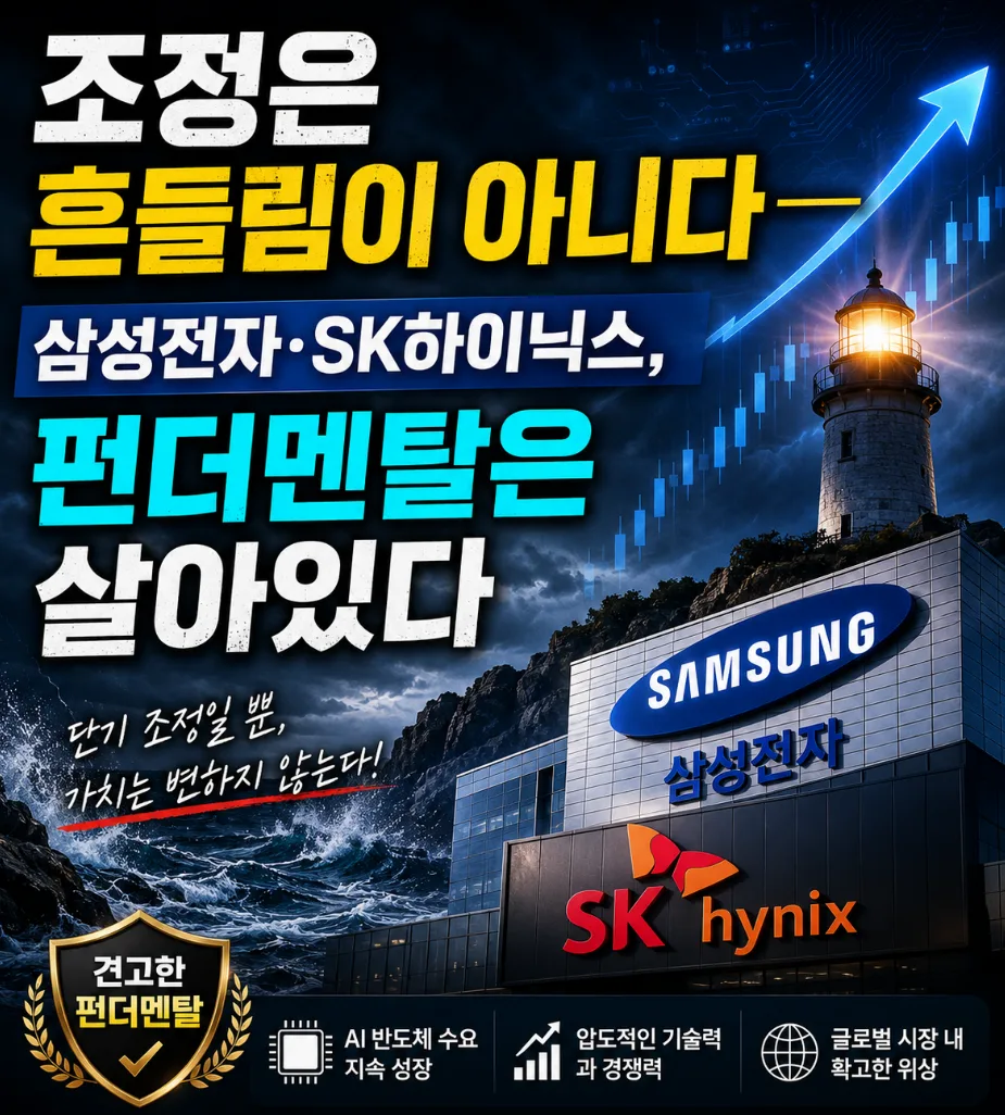 삼성전자·SK하이닉스 주가 2026년 전망: 조정은 기회인가? AI 반도체 분석