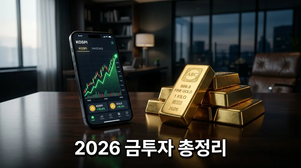 2026년 금 투자, 세금 없이 수익률 높이는 방법은?