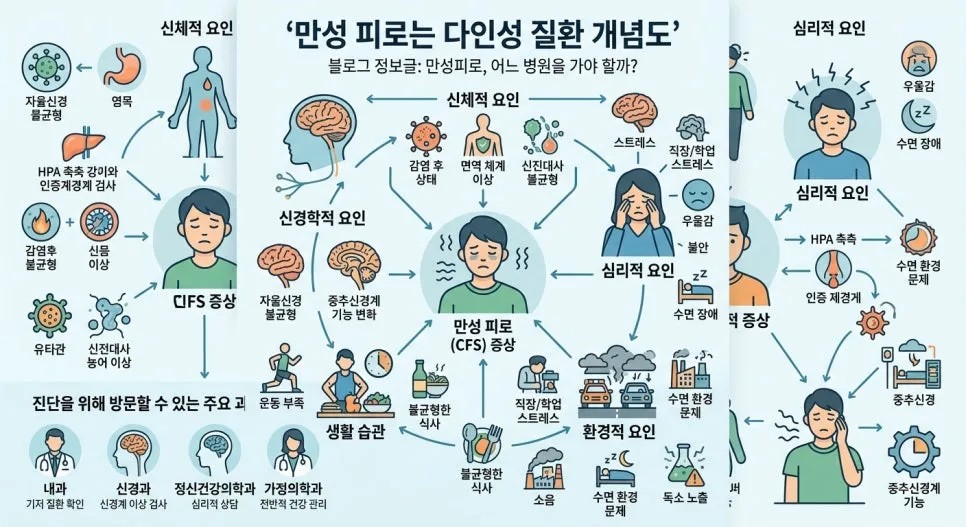 만성 피로와 졸음, 2026년 병원 진료과 선택 가이드 3