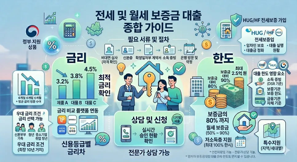 2026년 임차보증금 대출 금리 및 한도 총정리: 실수 없이 받는 법 2