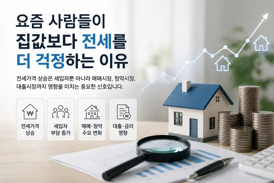 2026년 전세가 집값보다 걱정되는 이유 3가지