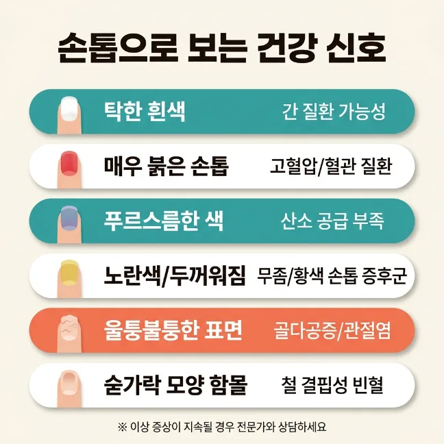 손톱 건강 신호 7가지와 2026년 셀프 네일케어 완벽 가이드 2