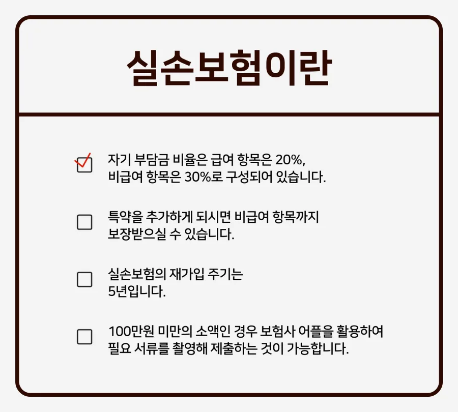 2026년 실손보험, 보장 순위보다 중요한 3가지 기준 2
