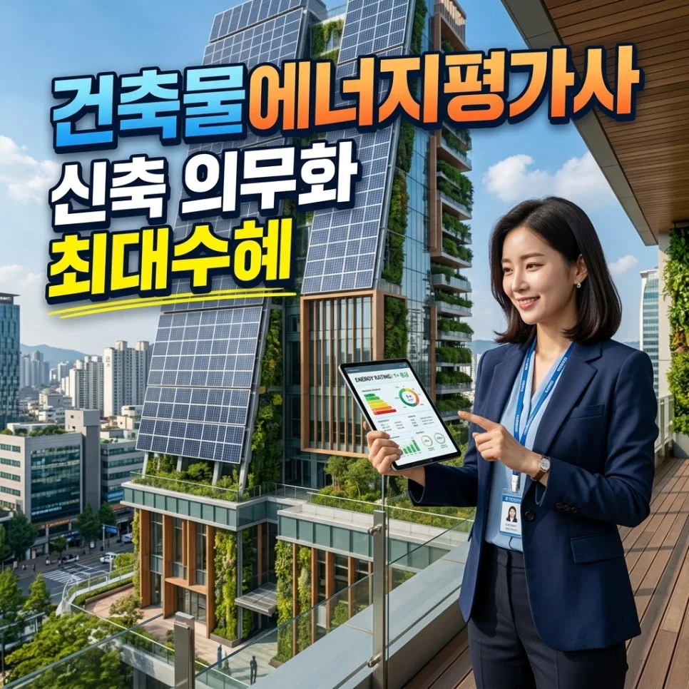 건축물에너지평가사 전망 2026: 관리비 0원 아파트 가능할까?