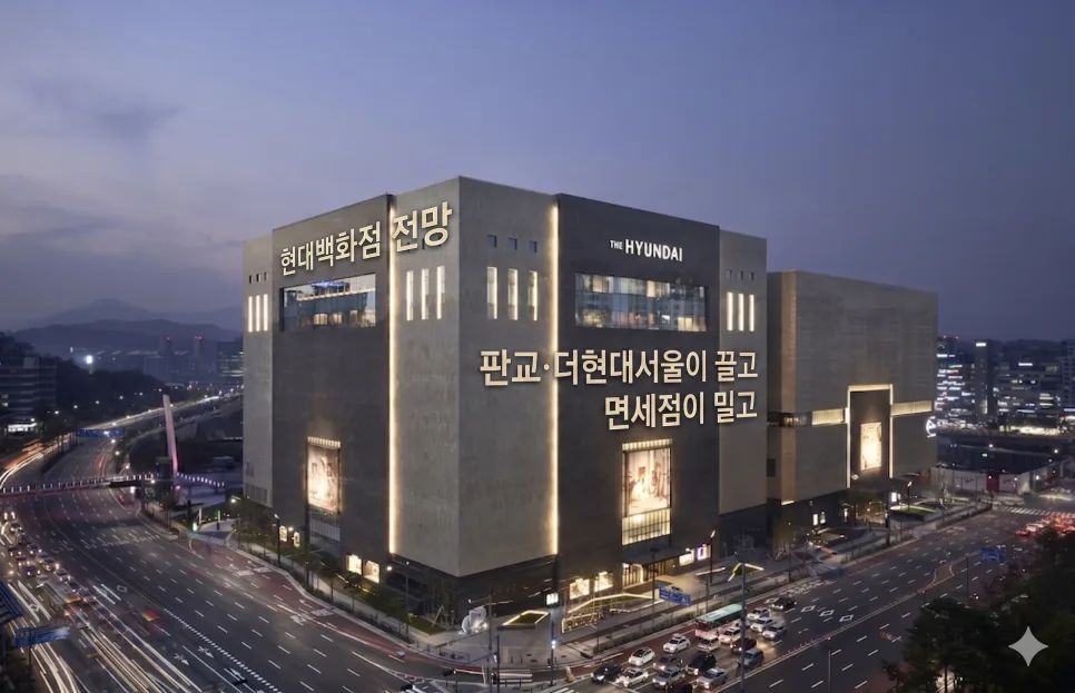 현대백화점 전망 2026: 판교·더현대서울 성장 동력과 면세점 흑자 전환 분석 2