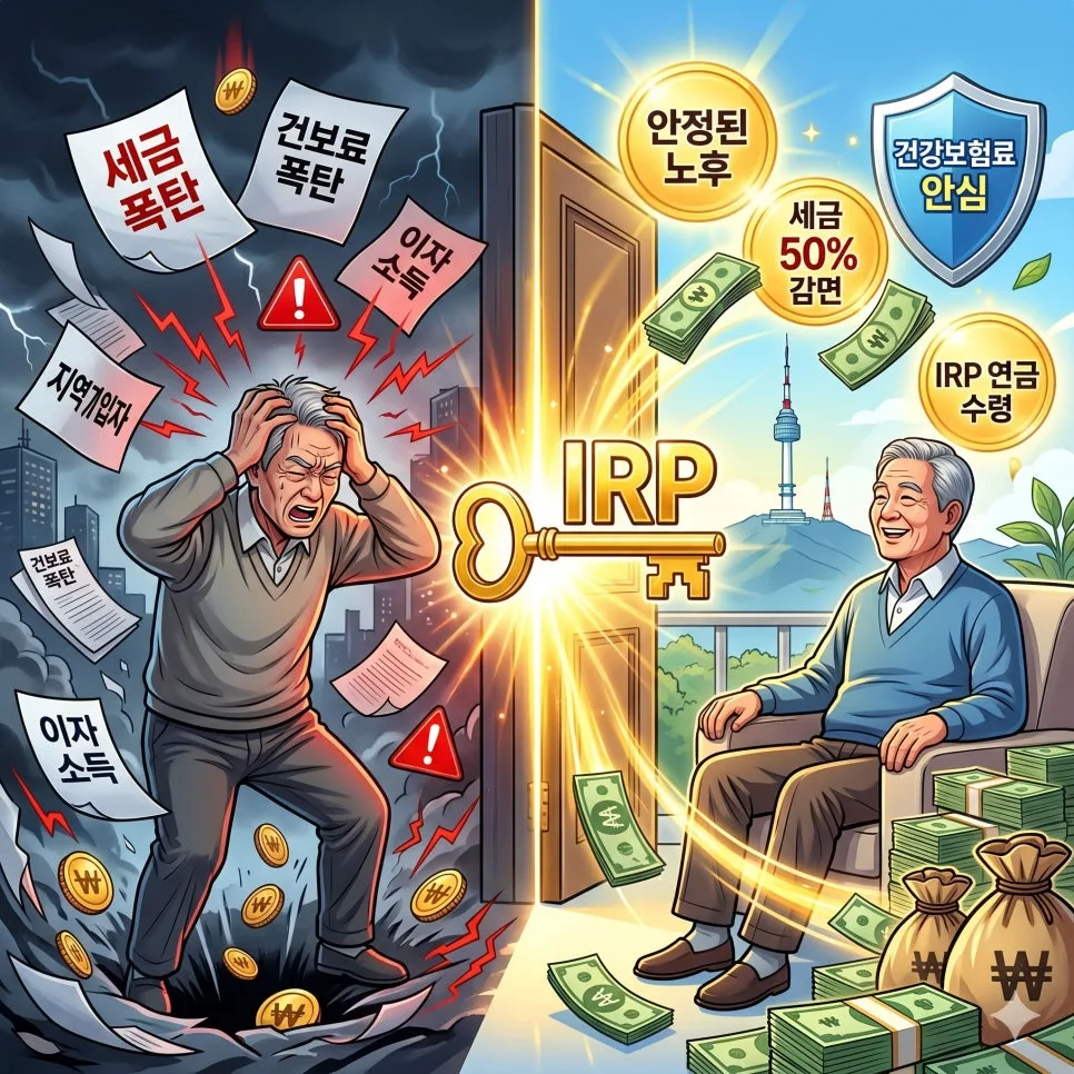 퇴직 후 건보료 폭탄 막는 법: IRP 활용 전략 2026