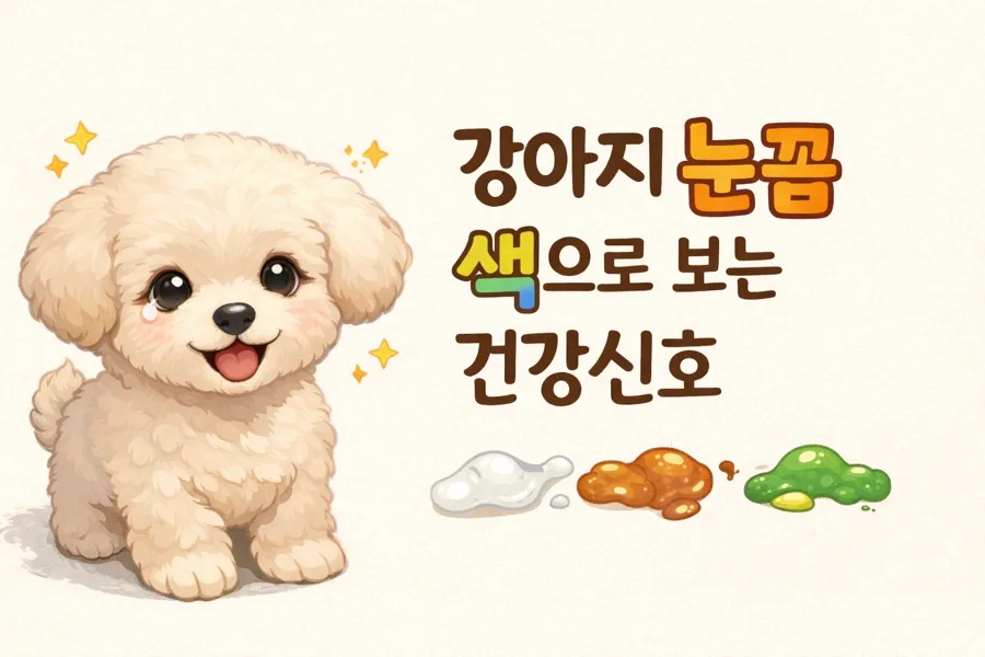 강아지 눈곱 색깔별 건강 신호 2026년 총정리 — 반려동물 — flower_garden_kr