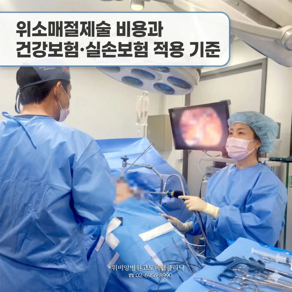 위소매절제술 보험 적용 기준과 실제 비용 2026년 총정리