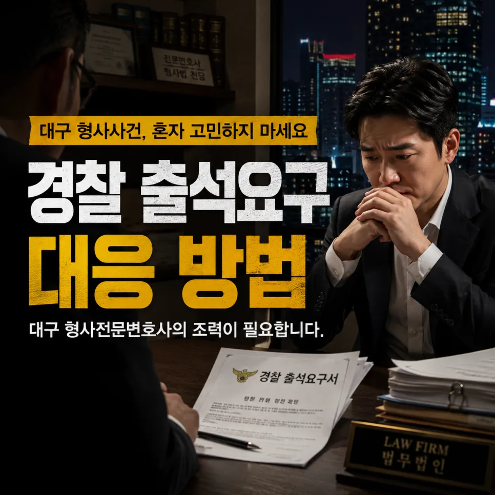 경찰 조사 전 체크리스트 2026: 형사변호사 조언