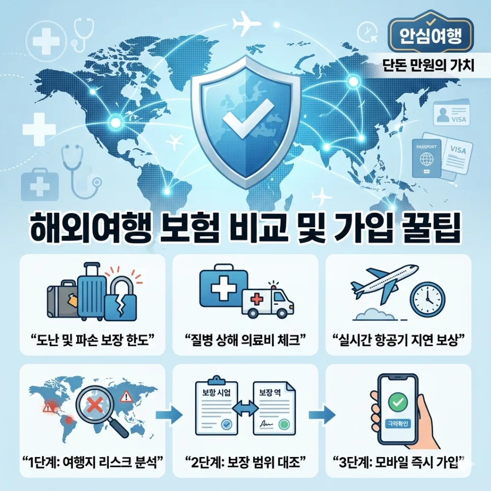 해외여행 보험 2026년 필수 가입 가이드: 보장 범위부터 사고 대응까지 — 비즈니스·경제 — arisaca_mio