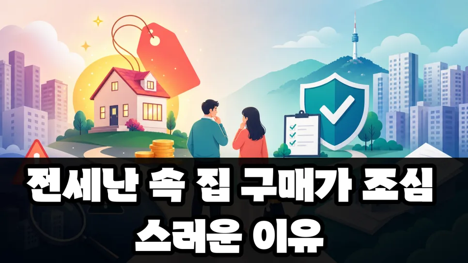 전세난 속 현명한 내 집 마련 전략 2026: 구매 전 필수 체크리스트 2