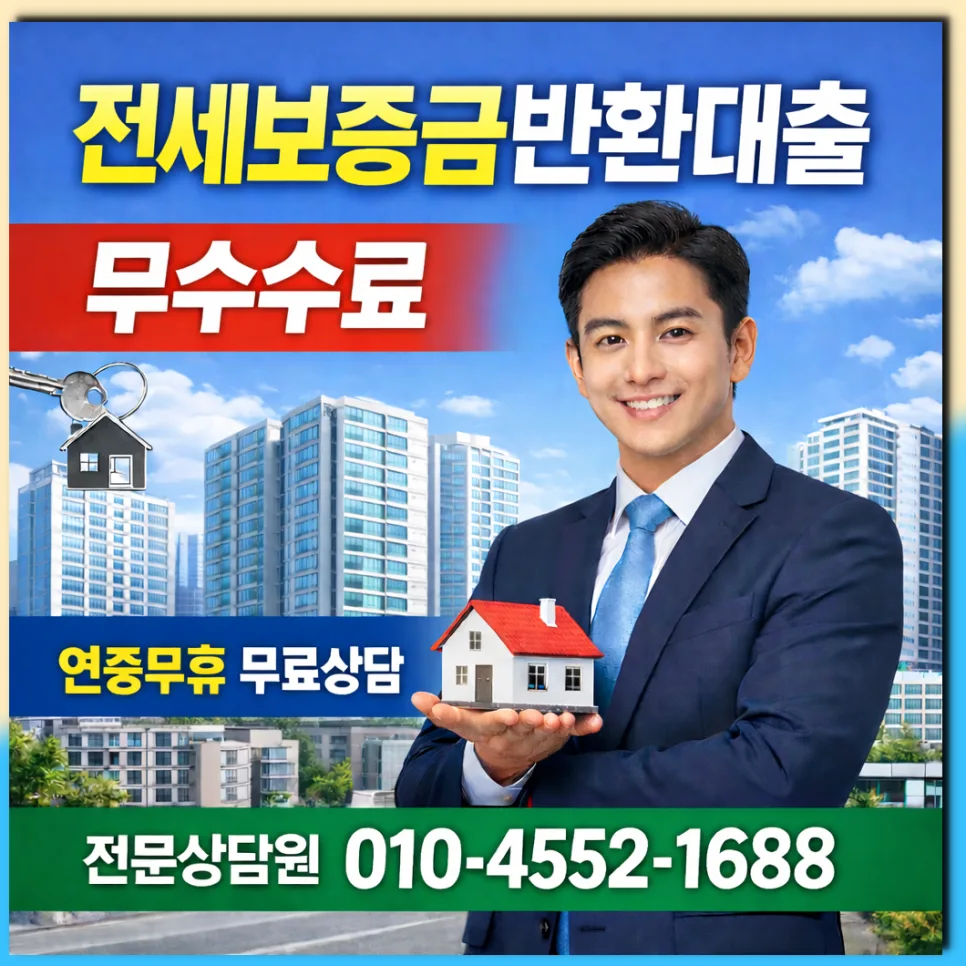 전세보증금반환대출 조건 2026: 시세·보증금·전입 기준 완벽 정리