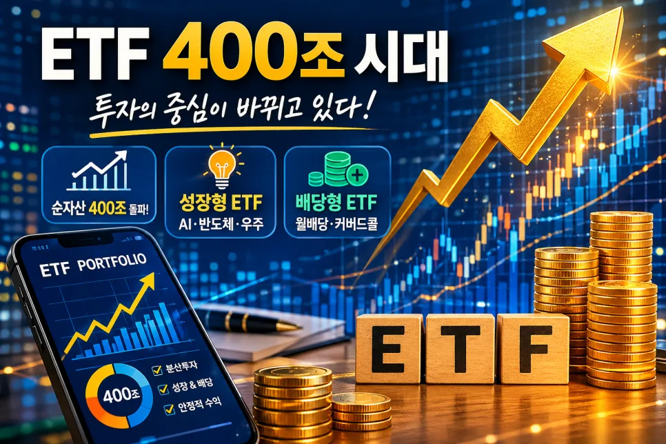 ETF 투자 전략 2026: 400조 시대, 돈 버는 방법 총정리