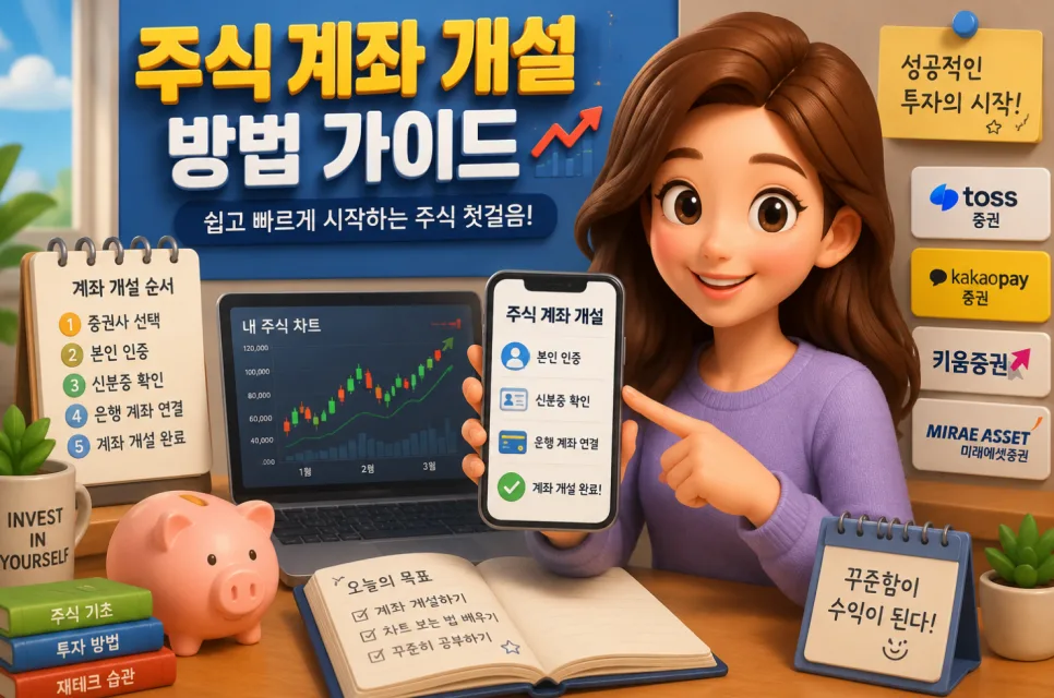 2026년 주식 계좌 개설 완벽 가이드: 초보자를 위한 증권사 선택 및 개설 방법 — 비즈니스·경제 — oreoskami