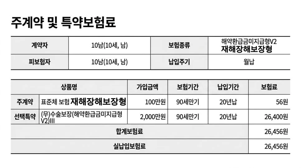 2026년 자녀 수술비보험, 0~15세 필수 가입 전략 총정리 2