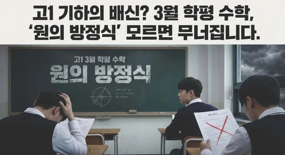 고1 수학 3월 학평, '원의 방정식' 놓치면 성적 하락하는 이유 2026 — 교육·학문 — eunjung145